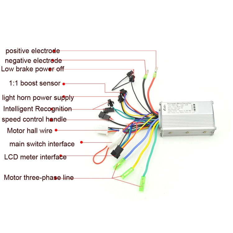 866 250W 350W Il controller universale per scooter per biciclette elettriche può essere dotato di misuratori di velocità
