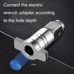 Convertitore per chiave elettrica con albero a T quadrato 2 pezzi, stile:, Dual Use, Single Use