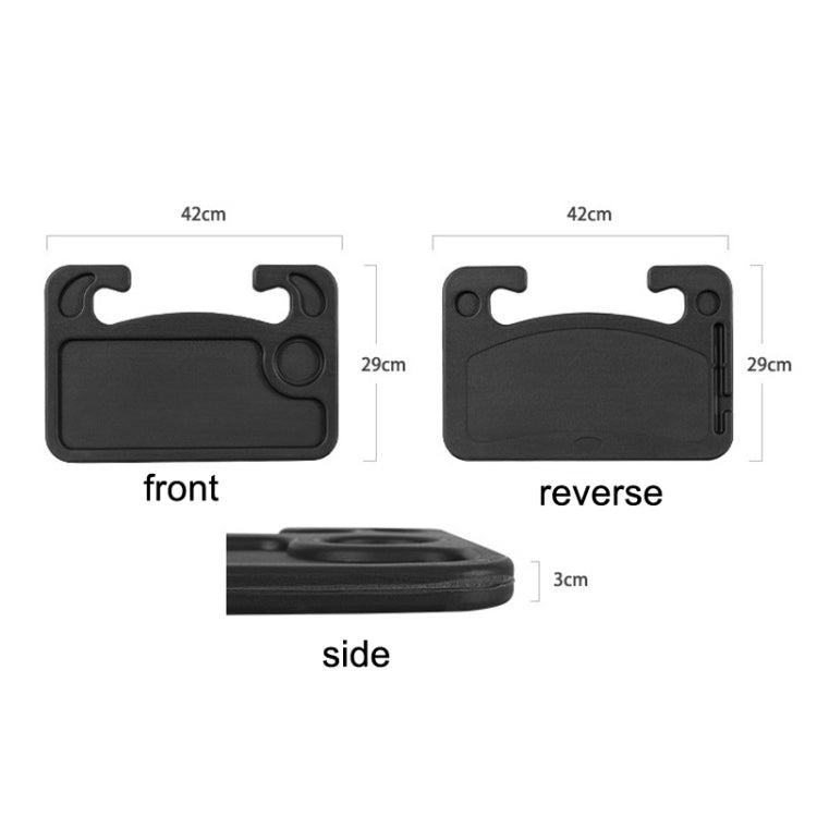 Staffa per notebook per volante multifunzionale per vassoio da pranzo per auto, Multifunctional 42x29x3cm