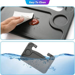 Staffa per notebook per volante multifunzionale per vassoio da pranzo per auto, Multifunctional 42x29x3cm