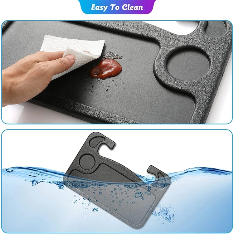 Staffa per notebook per volante multifunzionale per vassoio da pranzo per auto, Multifunctional 42x29x3cm