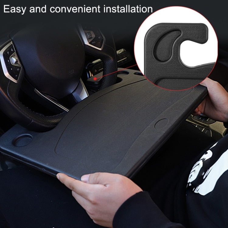 Staffa per notebook per volante multifunzionale per vassoio da pranzo per auto, Multifunctional 42x29x3cm