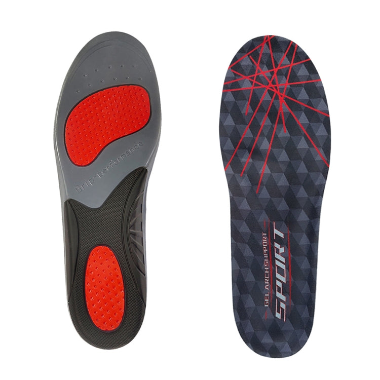2 paia di solette in TPE traspiranti che assorbono gli urti in silicone, For 36/37cm, For 38/39cm, For 40/41cm, For 42/43cm, For 44/45cm