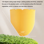 Pelapatate per frutta in acciaio inossidabile resistente agli spruzzi da cucina da 5 pezzi, 5PCS Lemon Yellow, 5PCS Apple Green