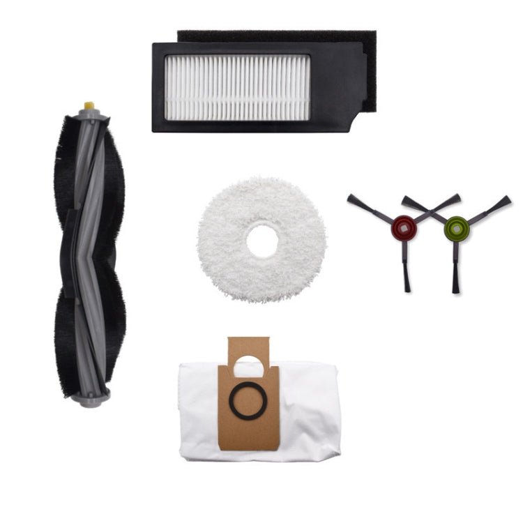 Set ricambi spazzola principale, filtro e sacchetto per Ecovacs X