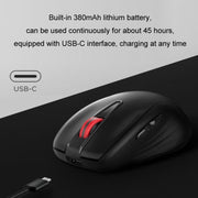 Mouse wireless da ufficio Lenovo Thinkplus ad alta precisione dal design ergonomico, Gaming Mice
