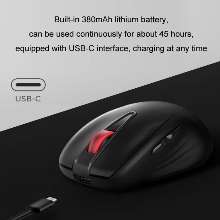 Mouse wireless da ufficio Lenovo Thinkplus ad alta precisione dal design ergonomico, Gaming Mice