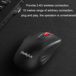 Mouse wireless da ufficio Lenovo Thinkplus ad alta precisione dal design ergonomico, Gaming Mice