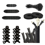 Set avvolgitori per cavi dati 119 pezzi in silicone