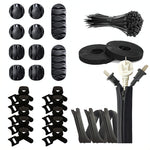 Set avvolgitori per cavi dati 119 pezzi in silicone