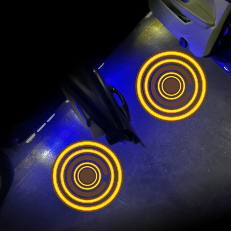 LED a induzione a infrarossi per portiera dell'auto, luce di benvenuto, proiezione notturna, luce ambientale, Energy Circle (Blue), Energy Circle (White), Energy Circle (Yellow), Cat Claw (Yellow), Radish (Yellow), Drink (Yellow), Drink (Purple)       ...