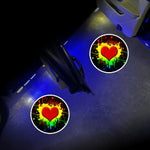 LED a induzione a infrarossi per portiera dell'auto, luce di benvenuto, proiezione notturna, luce ambientale, Energy Circle (Blue), Energy Circle (White), Energy Circle (Yellow), Cat Claw (Yellow), Radish (Yellow), Drink (Yellow), Drink (Purple)       ...