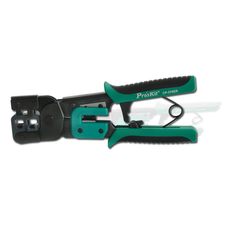 ProsKit Pinza a crimpare a cricchetto in rete con manico in ferro 6/8P a doppio uso, CP-376ER