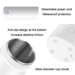 UGASUN Mini bicchiere d'acqua riscaldato elettrico portatile da viaggio, UK Plug (White), EU Plug (Withe), US Plug (White), UK Plug (Pink), EU Plug (Pink), US Plug (Pink)