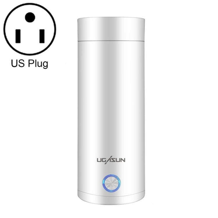 UGASUN Mini bicchiere d'acqua riscaldato elettrico portatile da viaggio, UK Plug (White), EU Plug (Withe), US Plug (White), UK Plug (Pink), EU Plug (Pink), US Plug (Pink)