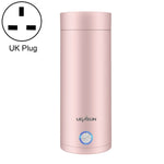 UGASUN Mini bicchiere d'acqua riscaldato elettrico portatile da viaggio, UK Plug (White), EU Plug (Withe), US Plug (White), UK Plug (Pink), EU Plug (Pink), US Plug (Pink)