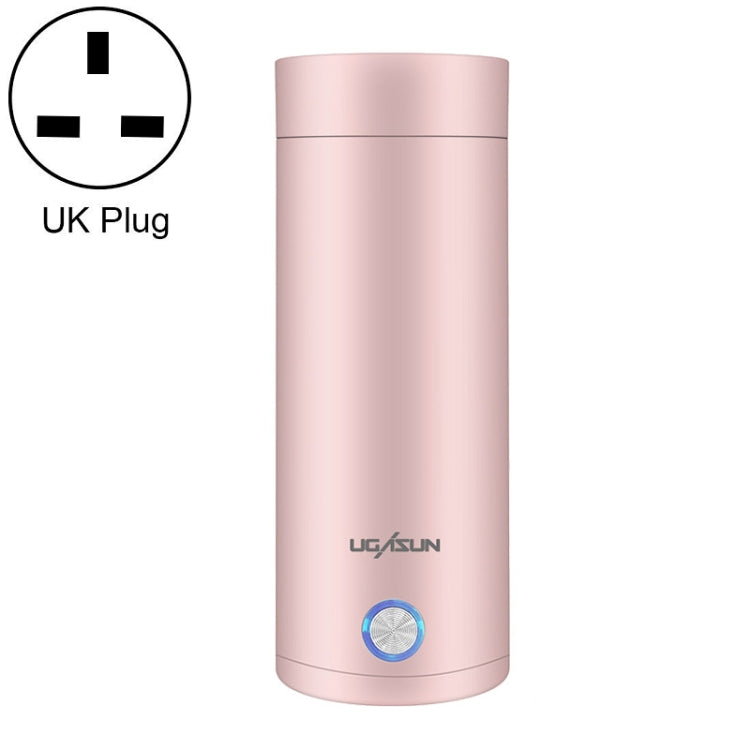 UGASUN Mini bicchiere d'acqua riscaldato elettrico portatile da viaggio, UK Plug (White), EU Plug (Withe), US Plug (White), UK Plug (Pink), EU Plug (Pink), US Plug (Pink)