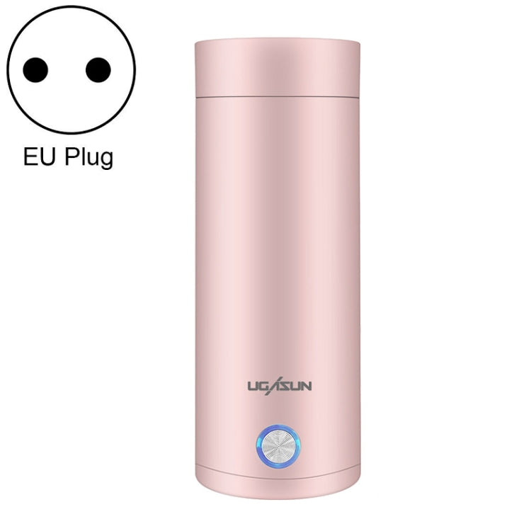 UGASUN Mini bicchiere d'acqua riscaldato elettrico portatile da viaggio, UK Plug (White), EU Plug (Withe), US Plug (White), UK Plug (Pink), EU Plug (Pink), US Plug (Pink)
