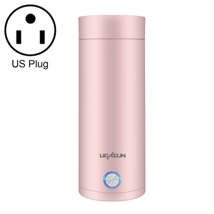 UGASUN Mini bicchiere d'acqua riscaldato elettrico portatile da viaggio, UK Plug (White), EU Plug (Withe), US Plug (White), UK Plug (Pink), EU Plug (Pink), US Plug (Pink)