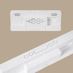 Sveglia da comodino a LED Batteria plug-in Orologio a doppio scopo, 6628 White, 6628 Blue, 6628 Orange