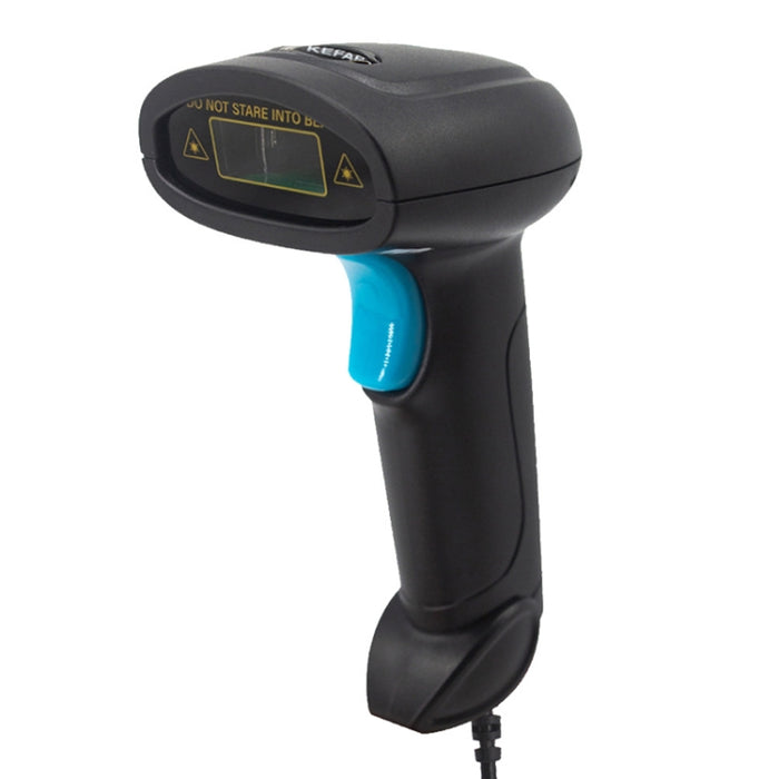 Scanner a luci rosse cablato per cassiere del supermercato Kefar, 1D Barcode, QR CodeWireless