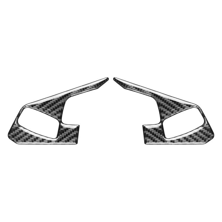 Adesivo per cornice dei pulsanti del volante per Chevrolet Corvette C8, 2 pezzi/set