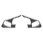 Adesivo per cornice dei pulsanti del volante per Chevrolet Corvette C8, 2 pezzi/set