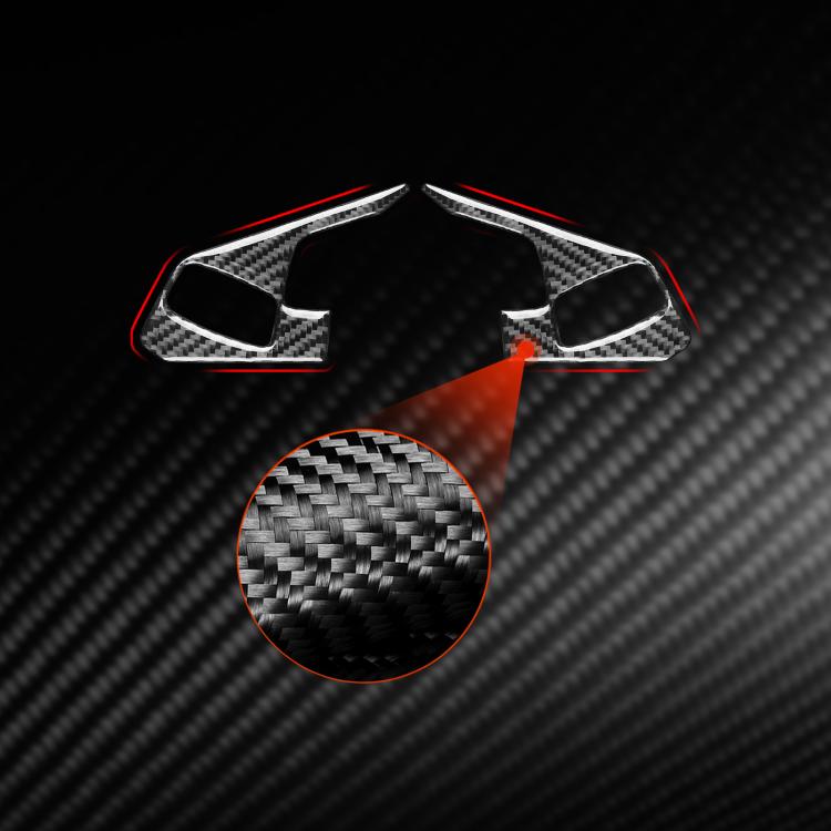 Adesivo per cornice dei pulsanti del volante per Chevrolet Corvette C8, 2 pezzi/set