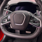 Adesivo per cornice dei pulsanti del volante per Chevrolet Corvette C8, 2 pezzi/set