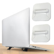 Staffa per computer portatile pieghevole in ABS, ABS White, ABS Black