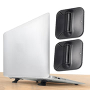 Staffa per computer portatile pieghevole in ABS, ABS White, ABS Black