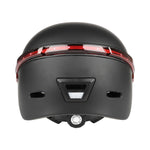 Casco da bicicletta Casco da bicicletta ultraleggero con telecomando spia luminosa, Cycling Helmet (Black), Cycling Helmet (White)