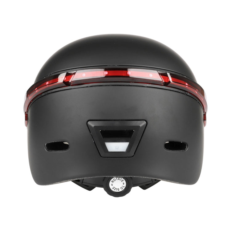 Casco da bicicletta Casco da bicicletta ultraleggero con telecomando spia luminosa, Cycling Helmet (Black), Cycling Helmet (White)