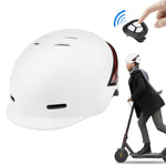 Casco da bicicletta Casco da bicicletta ultraleggero con telecomando spia luminosa, Cycling Helmet (Black), Cycling Helmet (White)