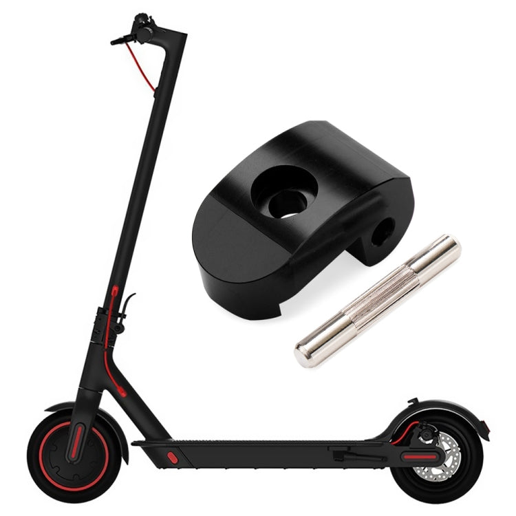 Gancio pieghevole per scooter elettrico in acciaio legato ad alta densità per Xiaomi M365 / Pro,Stile:, Black +1 Dowel, Red +1 Dowel, Silver+1 Dowel, Black+2 Dowel, Red +2 Dowel, Silver+2 Dowel