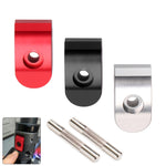 Gancio pieghevole per scooter elettrico in acciaio legato ad alta densità per Xiaomi M365 / Pro,Stile:, Black +1 Dowel, Red +1 Dowel, Silver+1 Dowel, Black+2 Dowel, Red +2 Dowel, Silver+2 Dowel