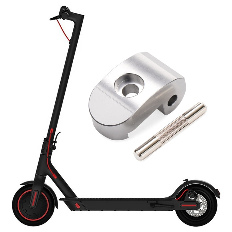 Gancio pieghevole per scooter elettrico in acciaio legato ad alta densità per Xiaomi M365 / Pro,Stile:, Black +1 Dowel, Red +1 Dowel, Silver+1 Dowel, Black+2 Dowel, Red +2 Dowel, Silver+2 Dowel