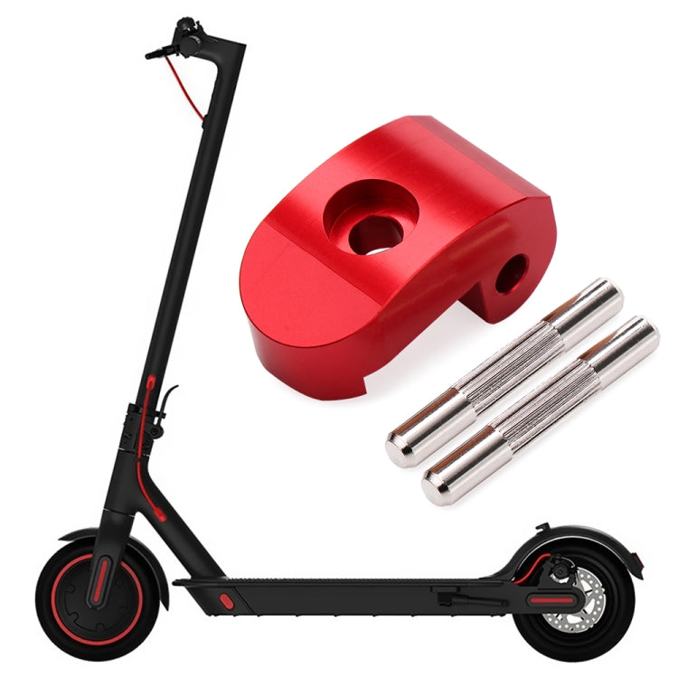 Gancio pieghevole per scooter elettrico in acciaio legato ad alta densità per Xiaomi M365 / Pro,Stile:, Black +1 Dowel, Red +1 Dowel, Silver+1 Dowel, Black+2 Dowel, Red +2 Dowel, Silver+2 Dowel