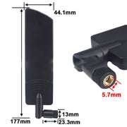 5G Full Netcom Manicotto in plastica nera Segnale Forte antenna ad alto guadagno, Gain Antenna