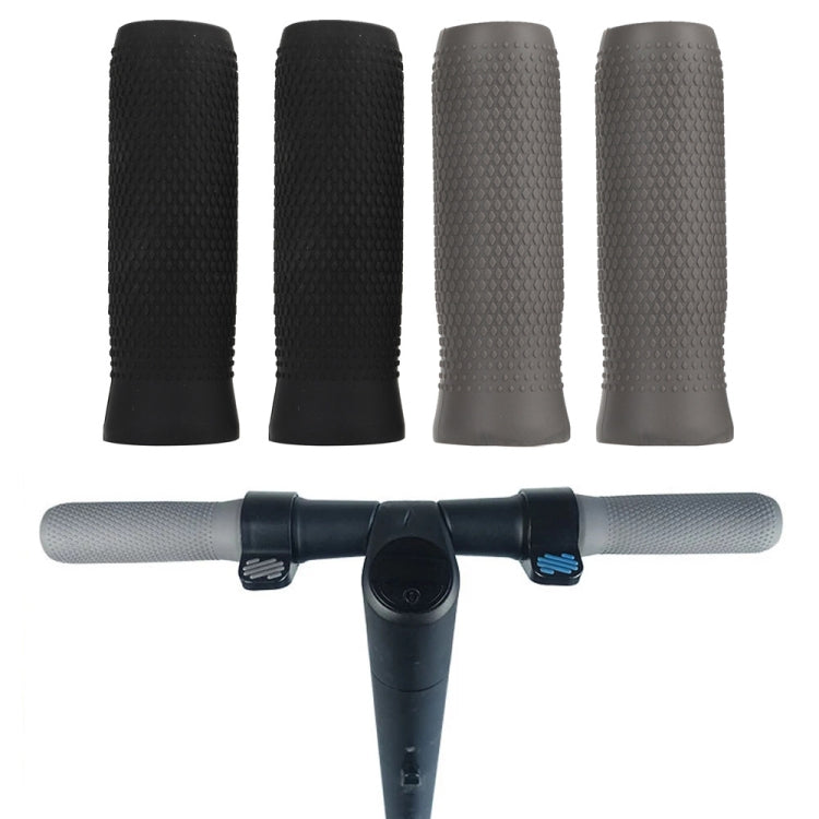 1 paio di copri manubrio in silicone, For Ninebot ES1/ES2/ES3/ES4 (Gray), For Ninebot ES1/ES2/ES3/ES4 (Black), For Ninebot G30 MAX (Black), For Ninebot G30 MAX (Gray)