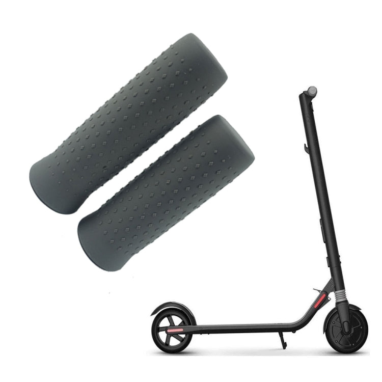 1 paio di copri manubrio in silicone, For Ninebot ES1/ES2/ES3/ES4 (Gray), For Ninebot ES1/ES2/ES3/ES4 (Black), For Ninebot G30 MAX (Black), For Ninebot G30 MAX (Gray)