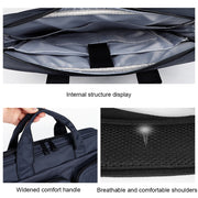 DJ02 Borsa per laptop impermeabile di grande capacità, 13.3 inches, 14.1-15.4 inches