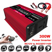 Inverter per sistemi di energia solare+regolatore 30A+pannello solare 18W 18V, Black 12V To 220V, Black 12V To 110V, Red 12V To 220V, Red 12V To 110V