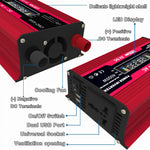 Inverter 300W 12V a 110/220V con regolatore 30A