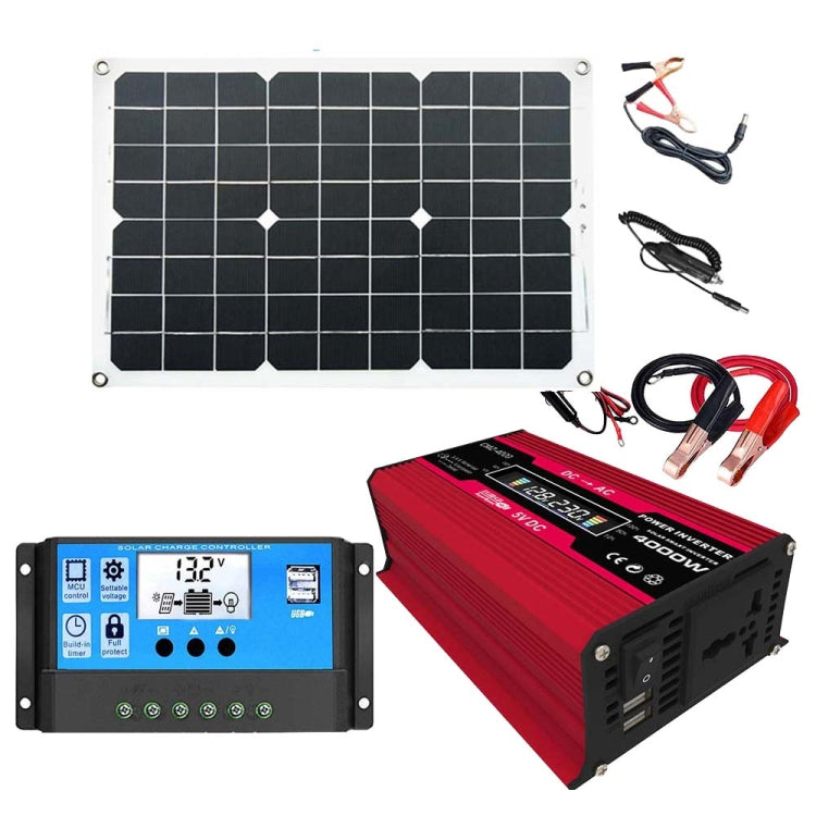 Inverter 300W 12V a 110/220V con regolatore 30A