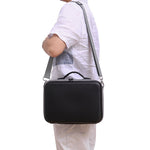 Valigia Zaino Messenger Bag Organizer per DJI MINI 3 PRO, Nylon Black, Pu Diamond Pattern