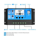 Inverter 300W 12V a 110/220V con controller 30A e pannello 18W