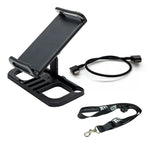 Clip per staffa estesa per tablet con supporto per controller remoto drone, With Lanyard & 8 Pin Line, With Lanyard & Type-C Line, With Lanyard & Micro USB Line, With Lanyard, Only Bracket