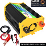 Inverter per generatore solare domestico+regolatore 30A+pannello solare 18W 12V, specifica:, Black 12V To 220V, Black 12V To 110V, Yellow 12V To 220V, Yellow 12V To 110V