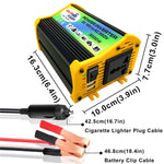 Inverter per generatore solare domestico+regolatore 30A+pannello solare 18W 12V, specifica:, Black 12V To 220V, Black 12V To 110V, Yellow 12V To 220V, Yellow 12V To 110V